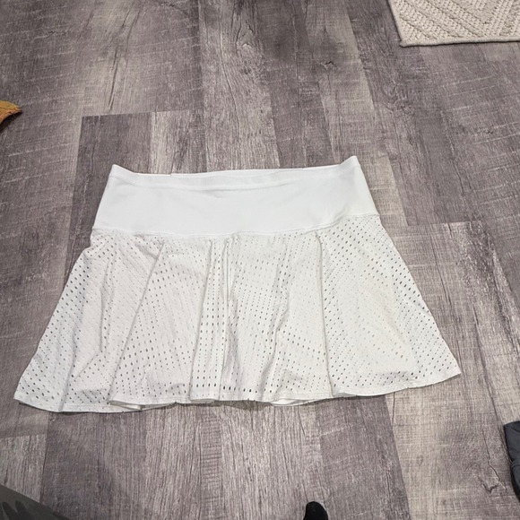 Athleta A Game Skort White 14" Length Athletic Tennis Golf Activewear 2X - Picture 1 of 4